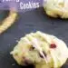 Lemon Pomegranate Cookies {With White Chocolate Drizzle}