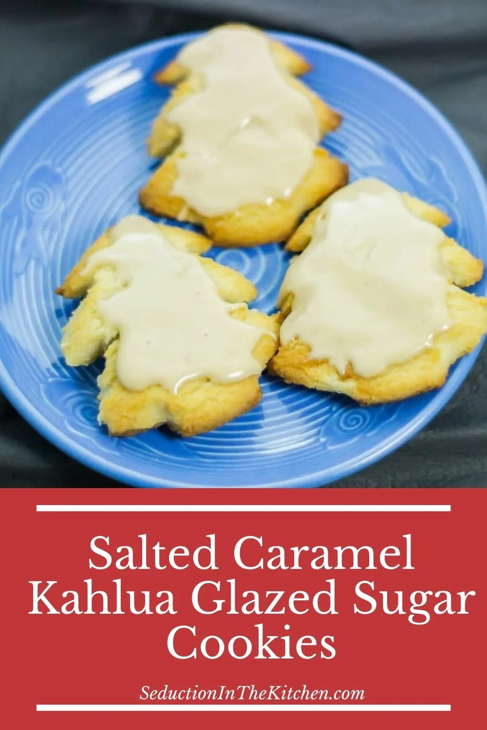 Salted Caramel Kahlua Sugar Cookies {Glazed Sugar Cookies}