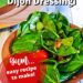 Spinach Salad With Honey Dijon Dressing {Simple and Quick Salad}