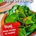 Spinach Salad With Honey Dijon Dressing {Simple and Quick Salad}