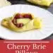 Cherry Brie Pillows {Easy Brie Appetizer}