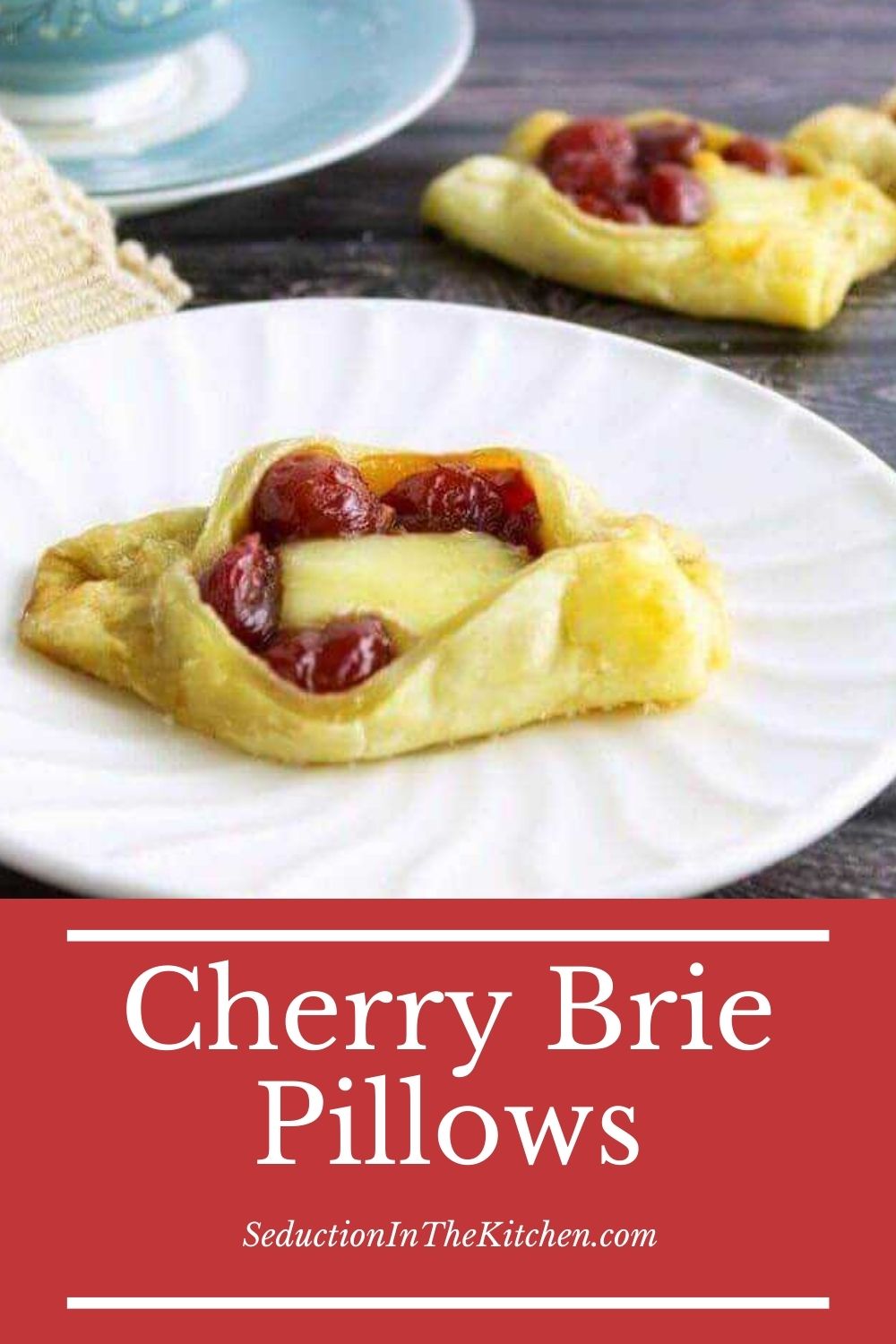 Cherry Brie Pillows {Easy Brie Appetizer}