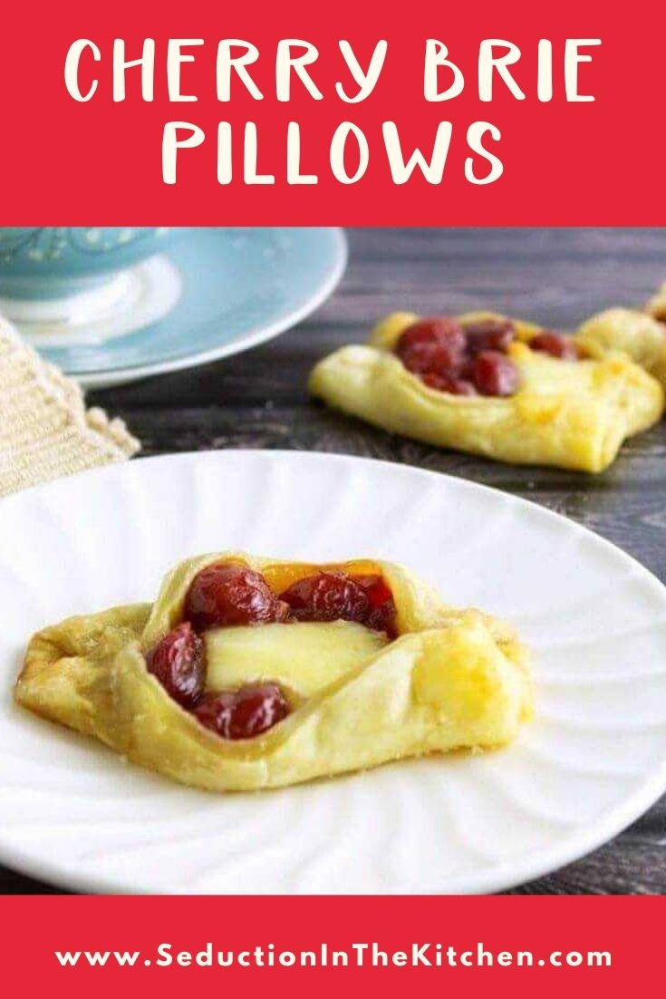 Cherry Brie Pillows {Easy Brie Appetizer}