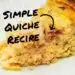 Simple Corned Beef Hash Quiche {The Best Quiche Recipe}