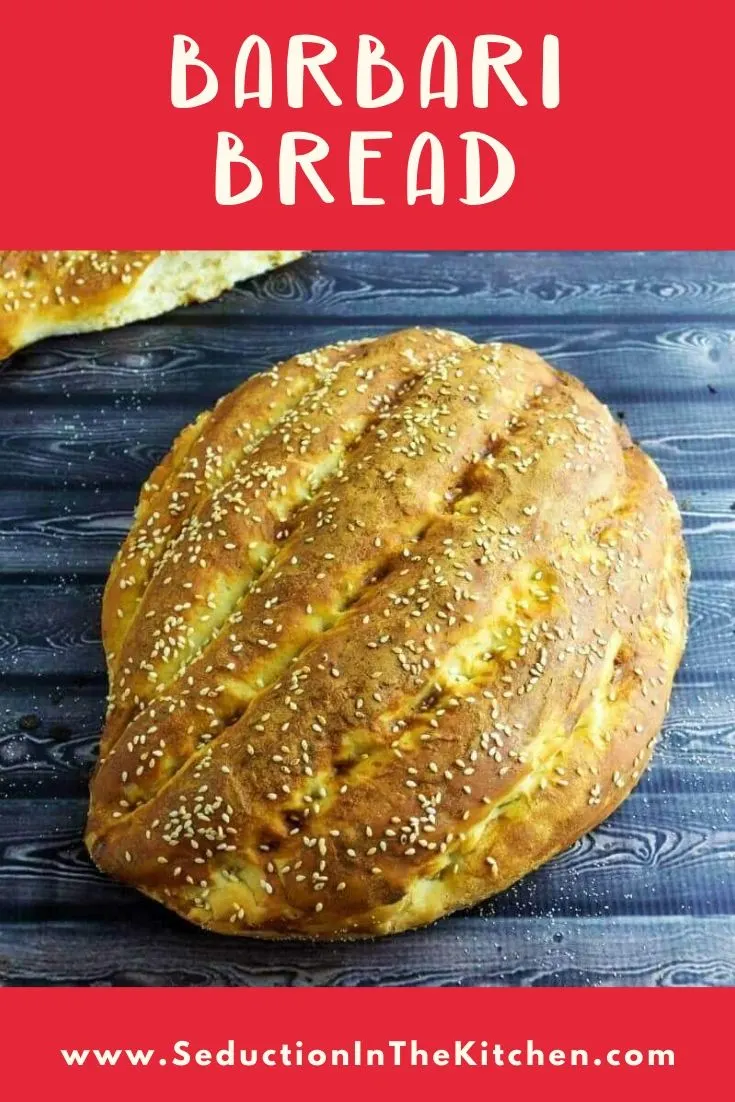 Barbari Bread {A Easy Persian Bread To Make} Barbari Bread title