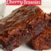 One Bowl Chocolate Cherry Brownies {Easy Moist Brownie Recipe}