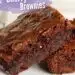 One Bowl Chocolate Cherry Brownies {Easy Moist Brownie Recipe}