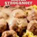 Slow Cooker Meatball Ranch Stroganoff {Cheap Dinner Recipe}