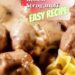 Slow Cooker Meatball Ranch Stroganoff {Cheap Dinner Recipe}