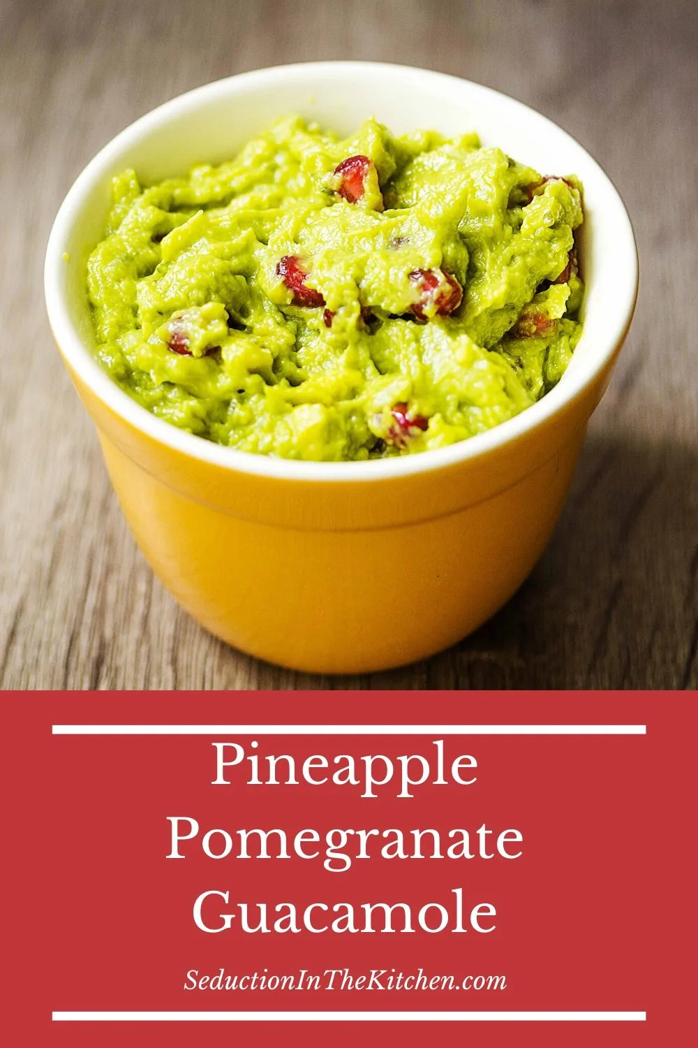 Pineapple Pomegranate Guacamole pin