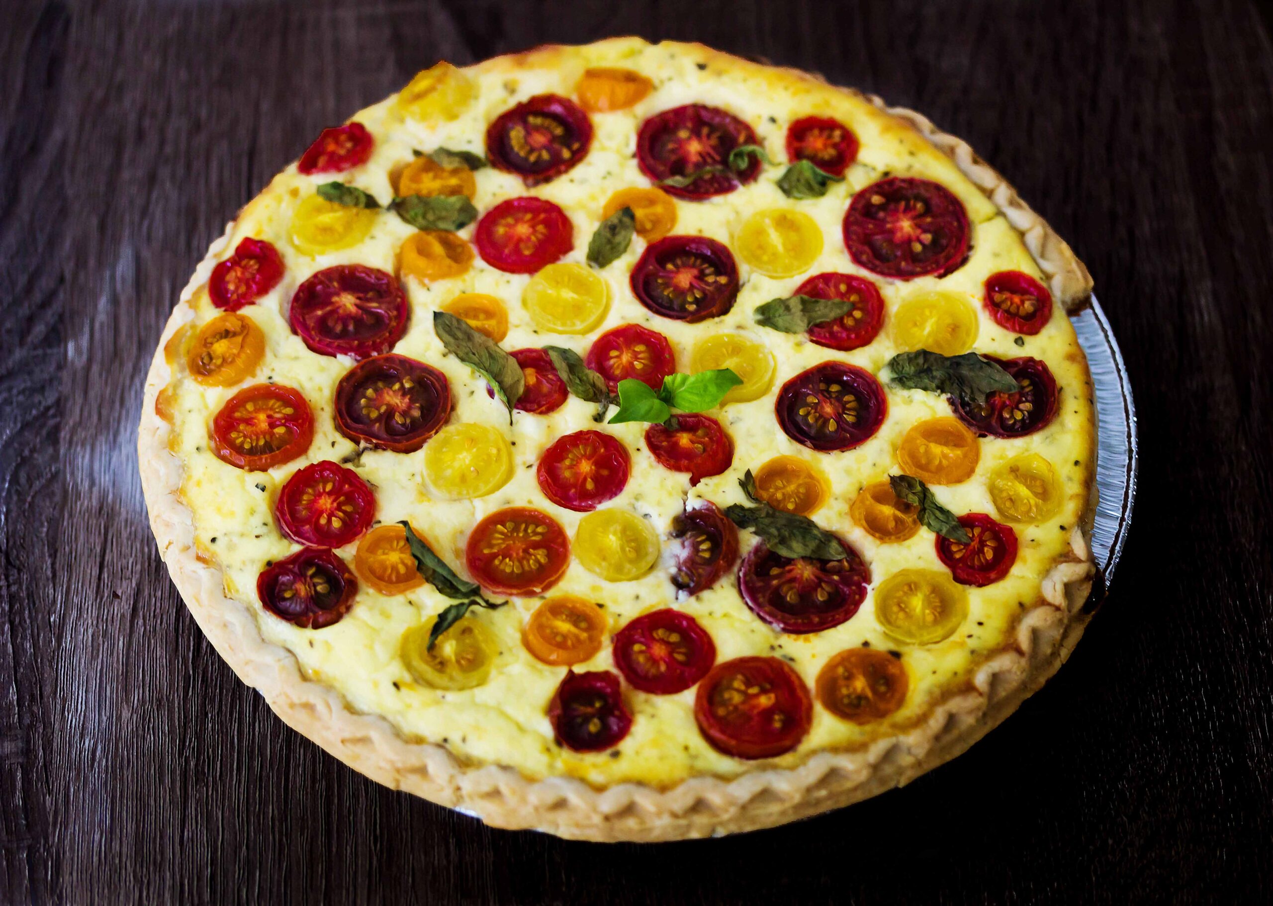 Rustic Tomato Tart scaled