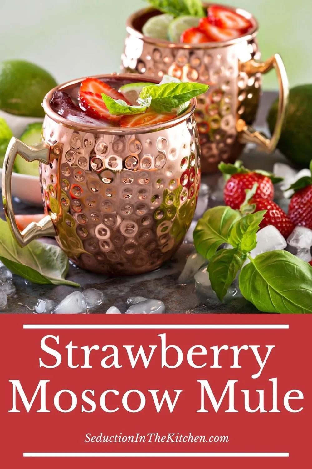 Strawberry Moscow Mule {Best Moscow Mule Recipe}