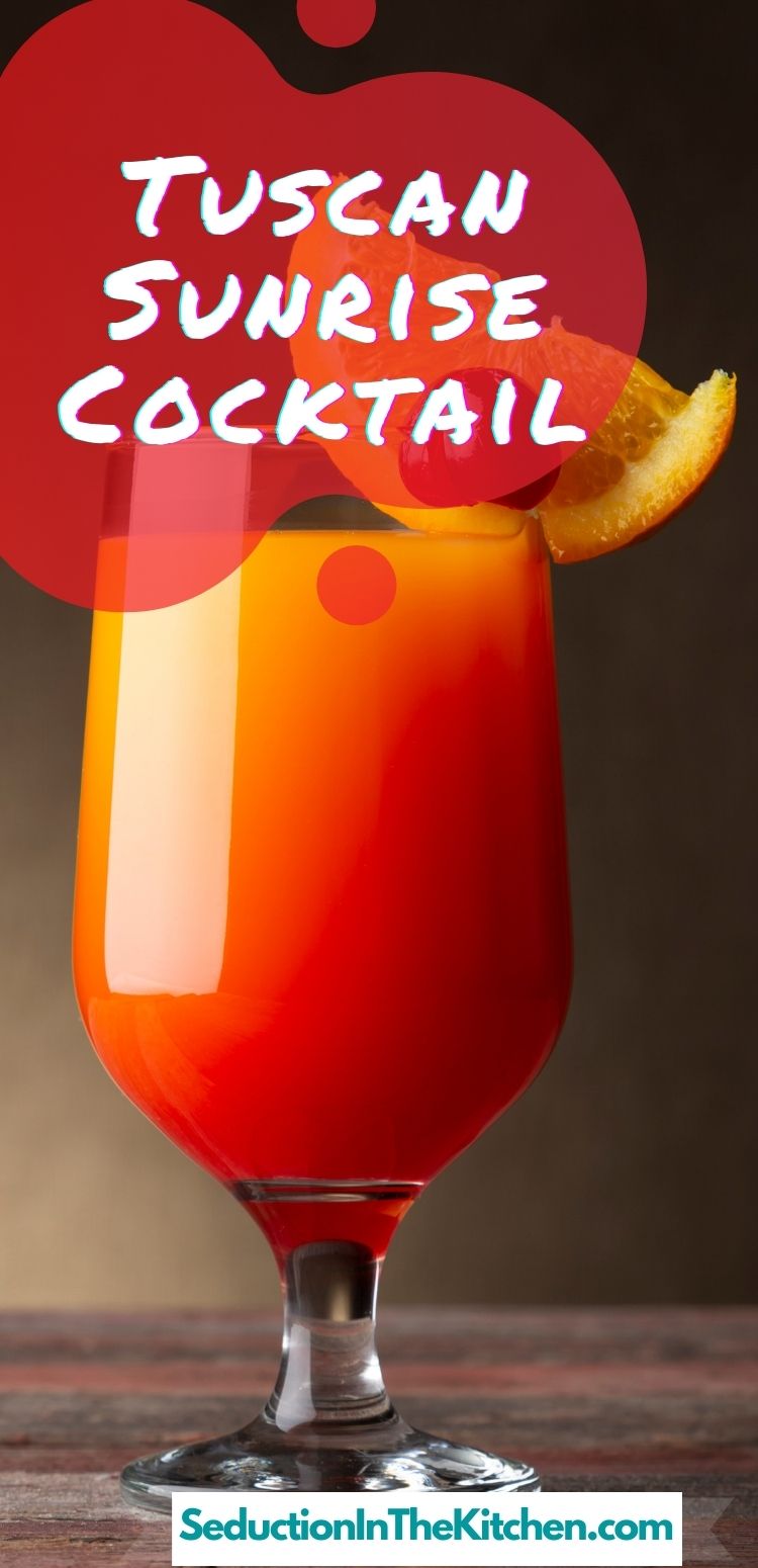 Tuscan Sunrise Cocktail {Easy Mixed Drink Recipe}