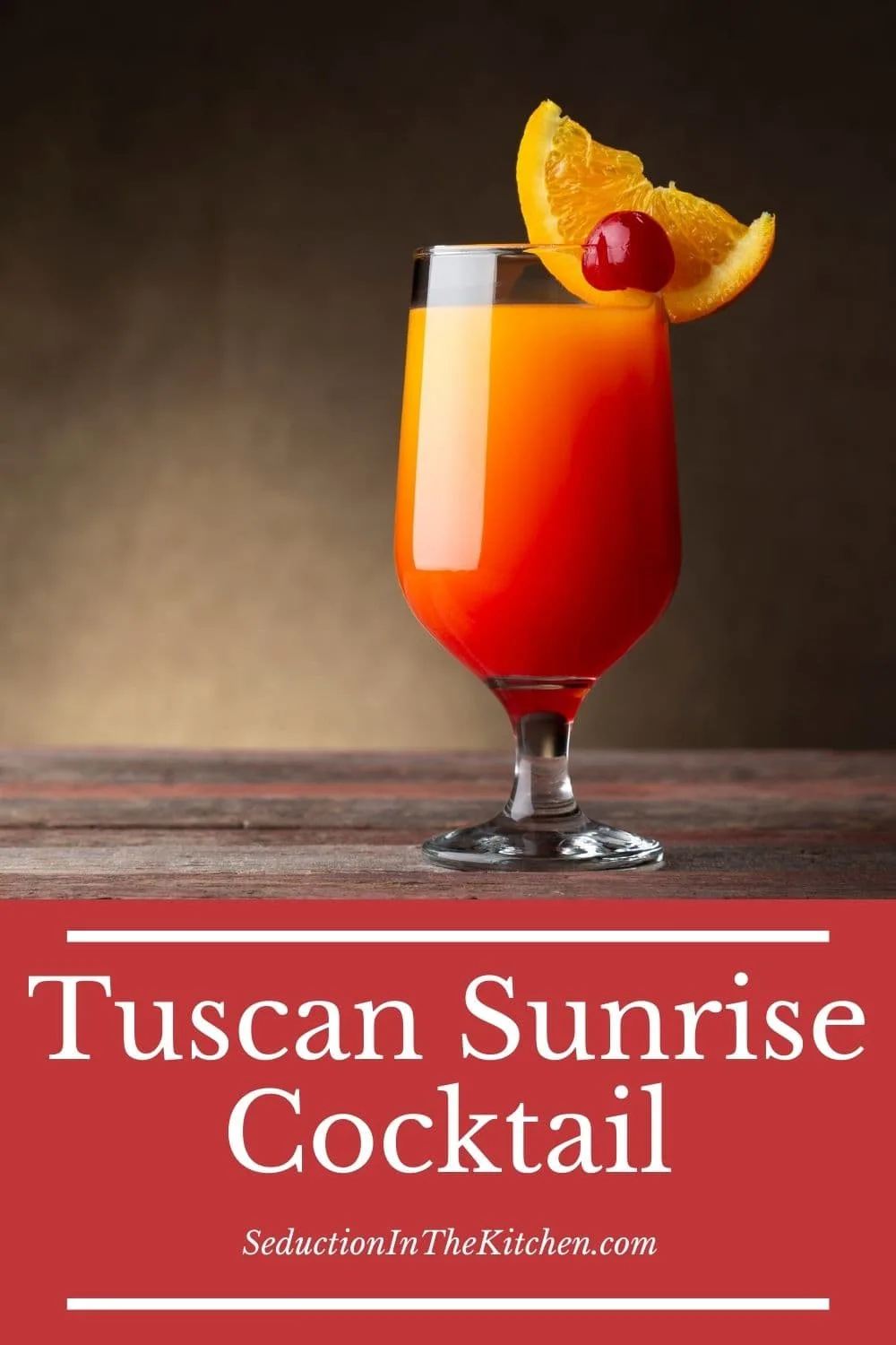 Tuscan Sunrise Cocktail {Easy Mixed Drink Recipe}