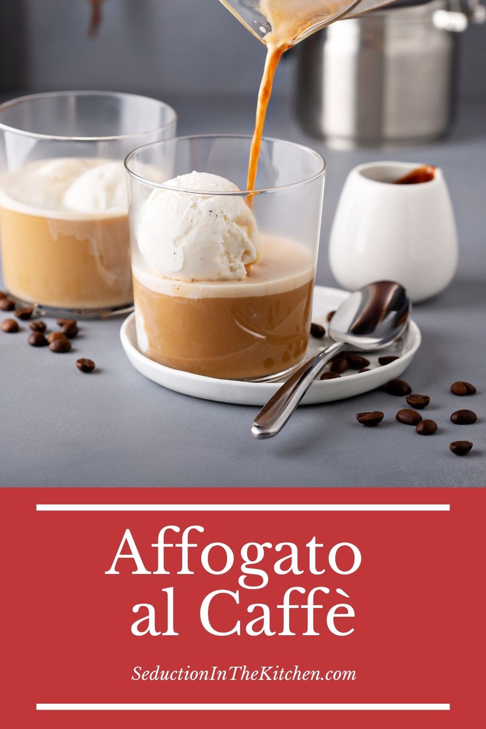 Affogato al Caffè {Easy Italian Coffee Affogato Recipe}