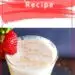 Honey Roasted Strawberry Cheesecake Smoothie {Easy Smoothie Recipe}