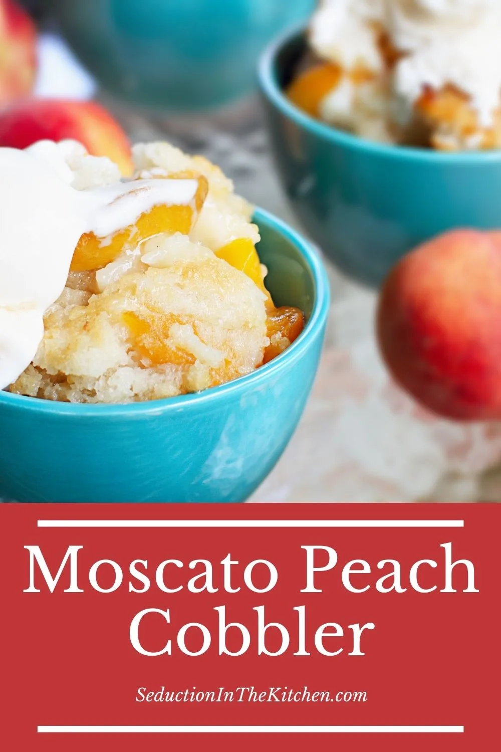 {Moscato} Peach Cobbler