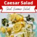 Grilled Romaine Caesar Salad {Easy Summer Salad}