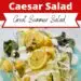 Grilled Romaine Caesar Salad {Easy Summer Salad}