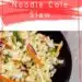 Chinese Coleslaw {AKA Ramen Noodle Cole Slaw}