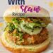 Mexican Salmon Burger With Slaw {South Of The Border Mexican Burger}
