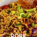 Pork Spring Roll Bowl {Simple One Dish Meal}