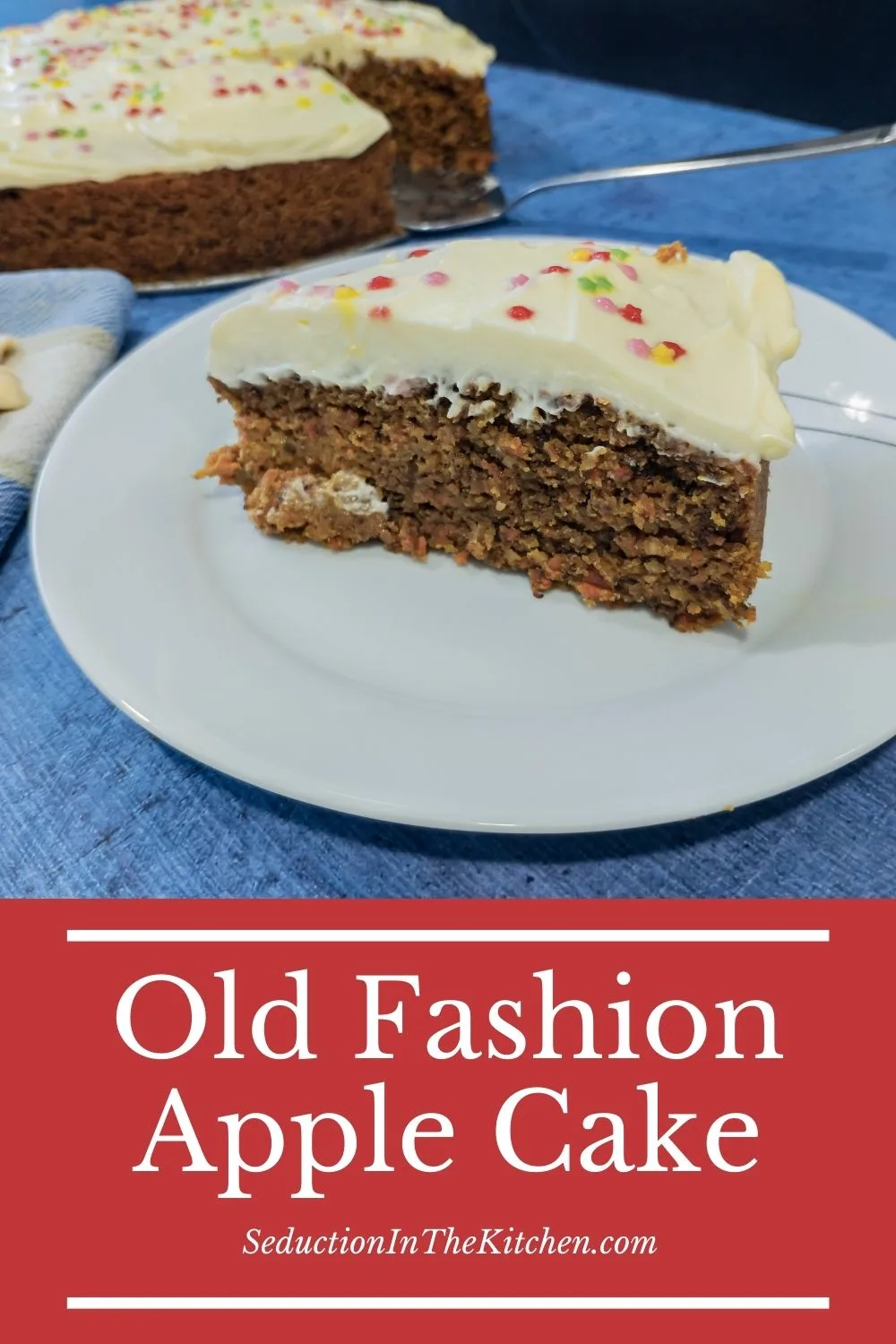 Old Fashion Apple Cake {Easy Moist Apple Cake}