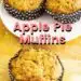 Apple Pie Muffins {Easy Muffin Recipe With Leftover Pie}