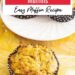 Apple Pie Muffins {Easy Muffin Recipe With Leftover Pie}