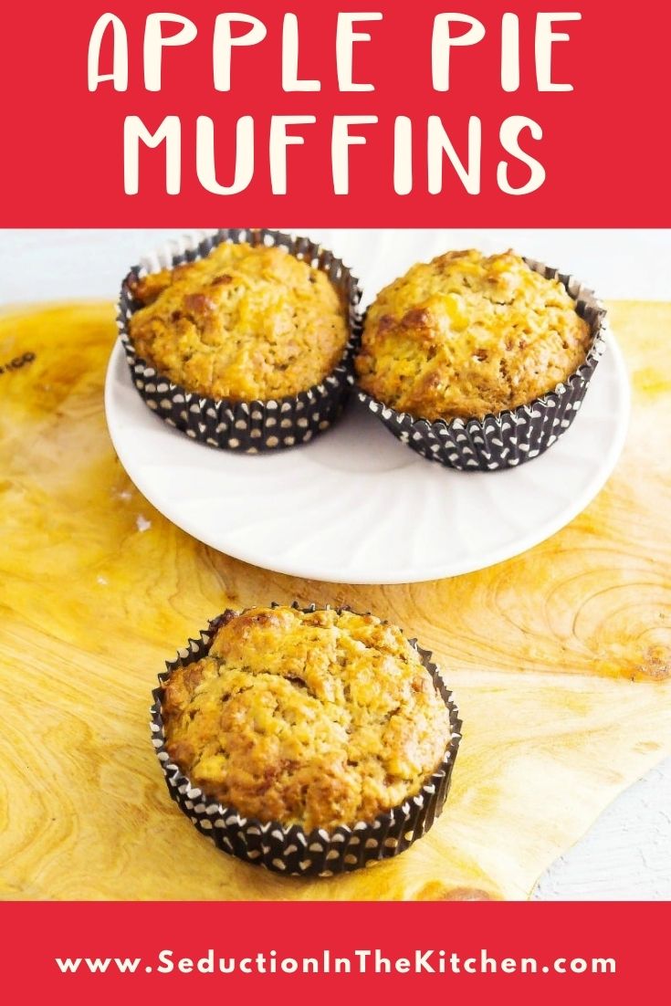 Apple Pie Muffins {Easy Muffin Recipe With Leftover Pie}