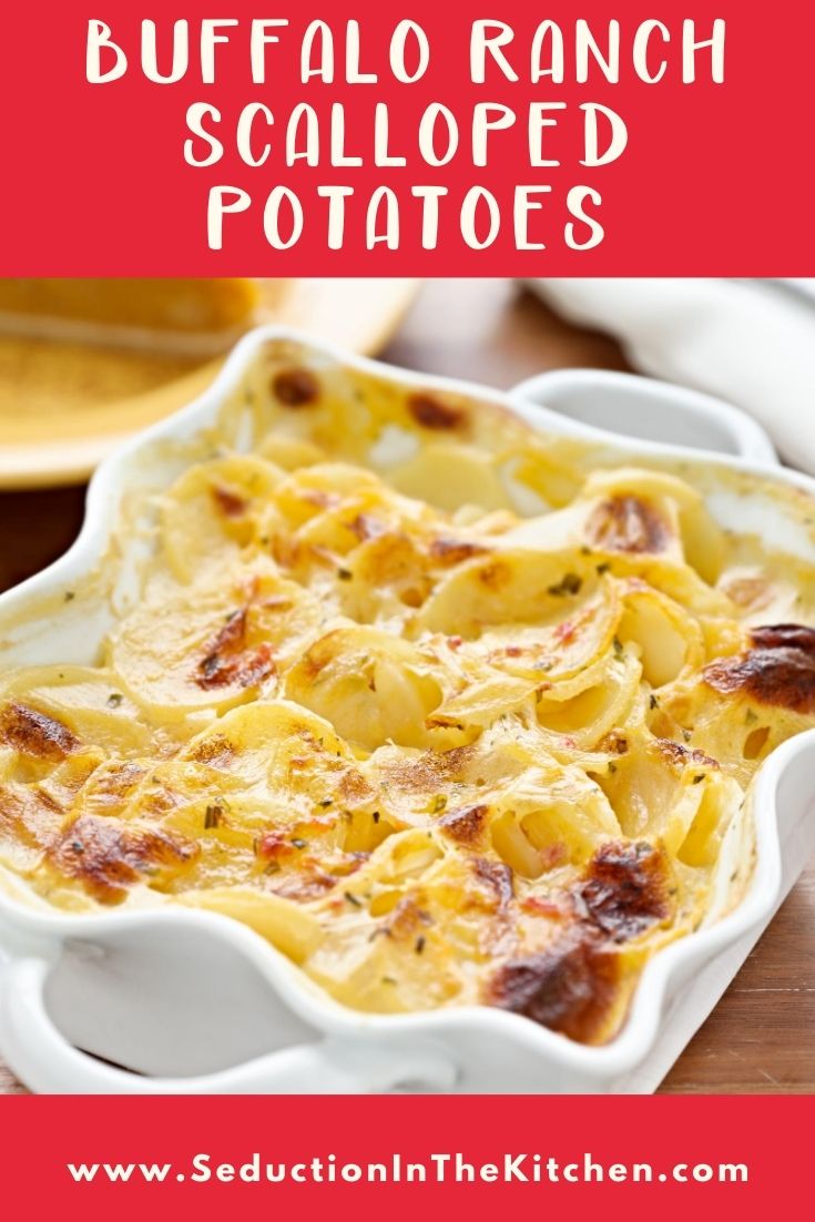 Buffalo ranch scalloped potatoes title