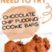 Chocolate Chip Pudding Cookie Bars {Easy Bar Cookies}