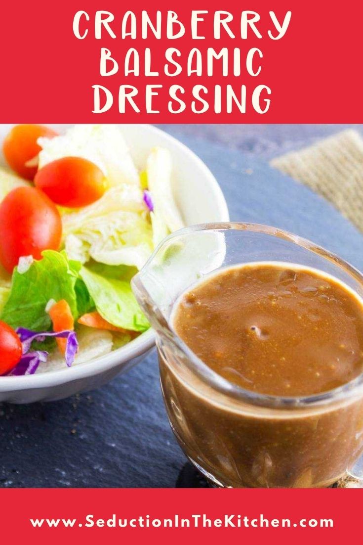 Cranberry Balsamic Dressing {Leftover Thanksgiving Recipe}