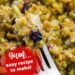 Cranberry Walnut Stuffing {Simple Stuffing Recipe}