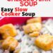 Slow Cooker Philly Cheesesteak Soup {Easy Steak Soup}