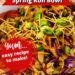 Pork Spring Roll Bowl {Simple One Dish Meal}