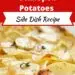 Buffalo Ranch Scalloped Potatoes {Simple Potato Side Dish}