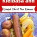 Sheet Pan Kielbasa and Cabbage {Simple Sheet Pan Dinner}