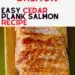 Spiced Maple Salmon {Easy Cedar Plank Salmon}