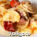 Tailgate Pierogies with Kielbasa, Bacon, and Onions