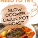 Slow Cooker Cajun Pot Roast {Easy Pot Roast Recipe}