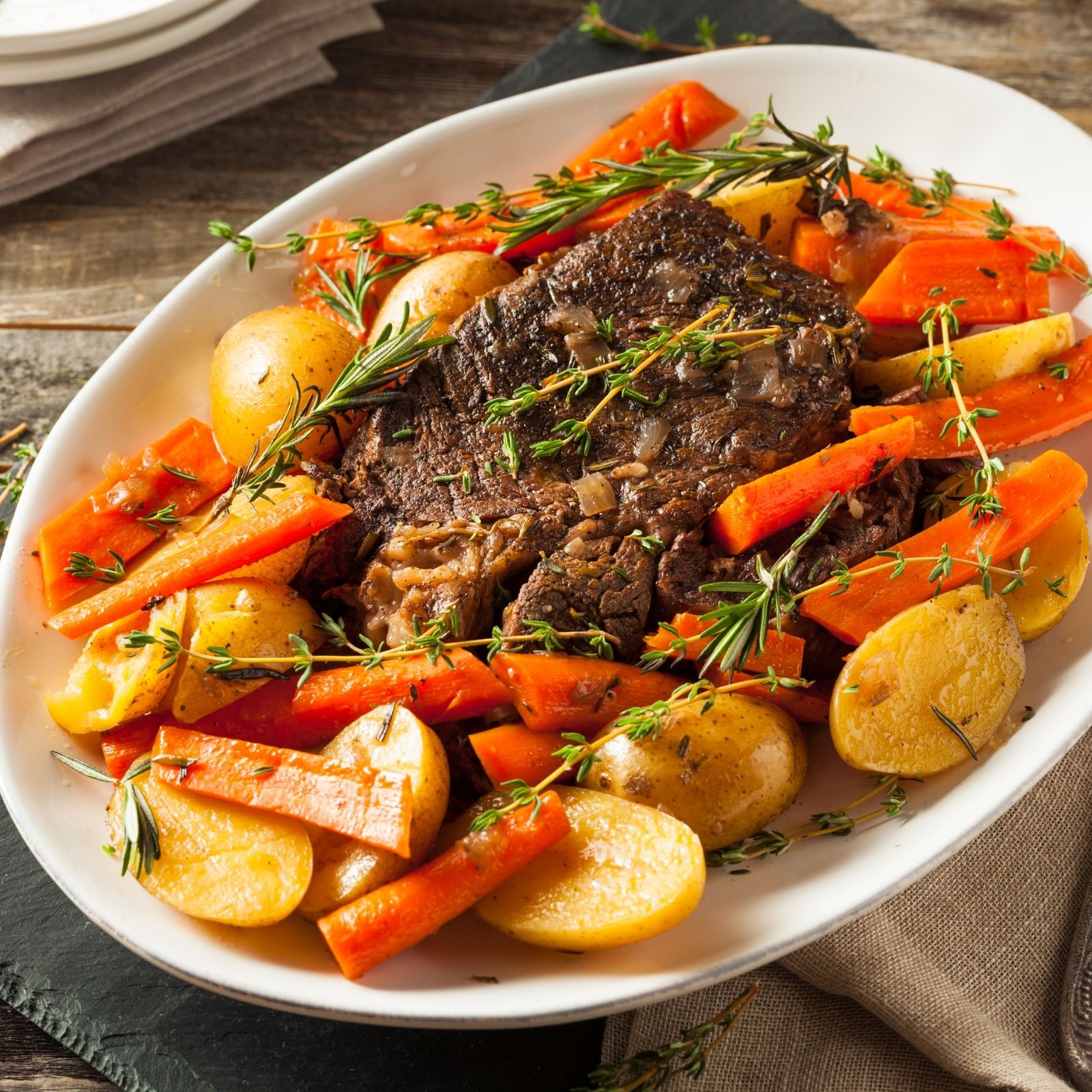 Slow Cooker Cajun Pot Roast {Easy Pot Roast Recipe}