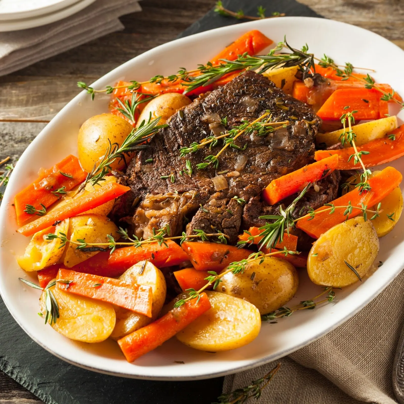 Slow Cooker Cajun Pot Roast {Easy Pot Roast Recipe}