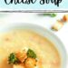 Slow Cooker Cheese Soup {Easy Velveeta Cheese Recipe}