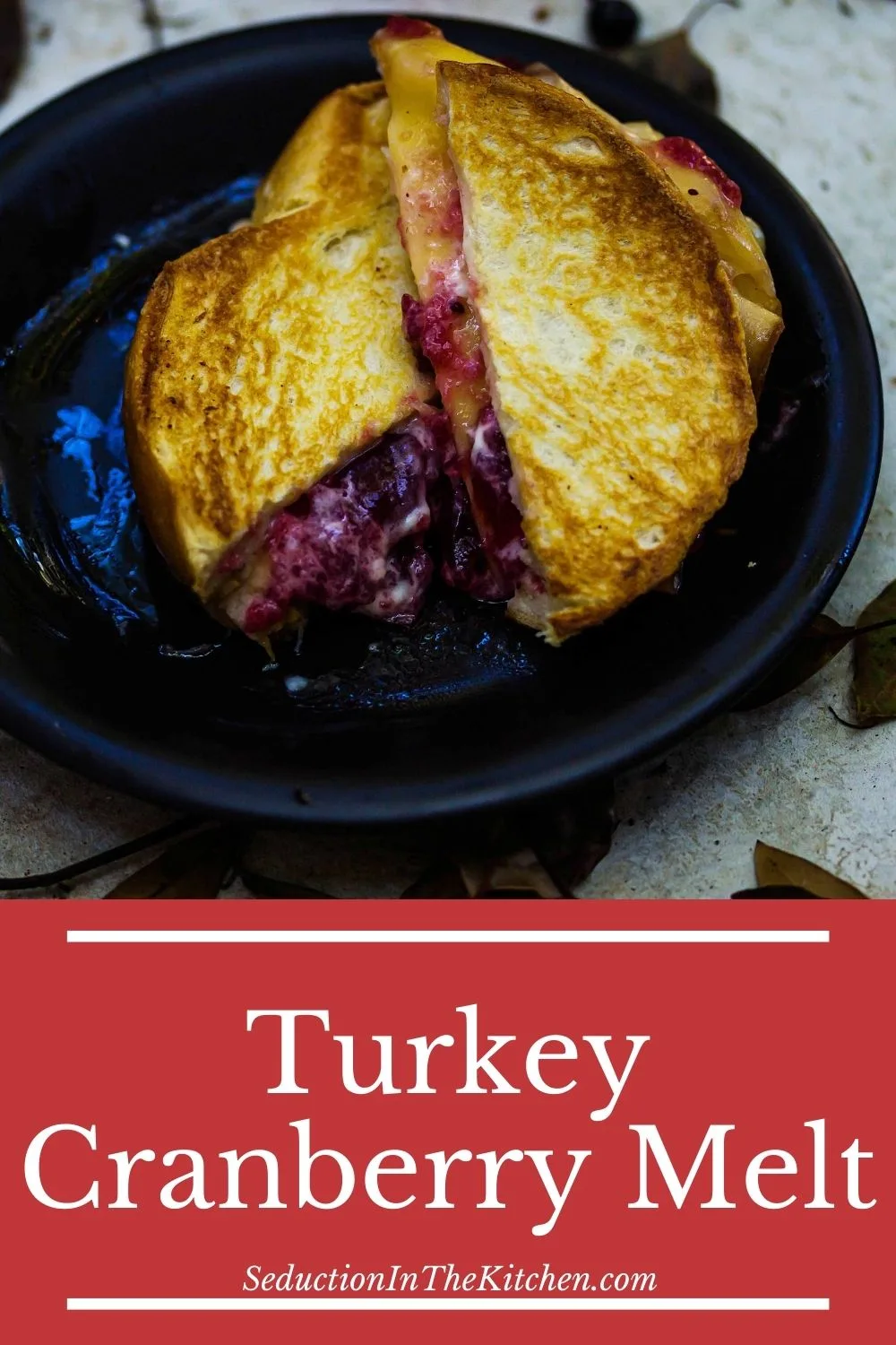 Cranberry Turkey Melt {Thanksgiving Essentials Melt Sandwich}