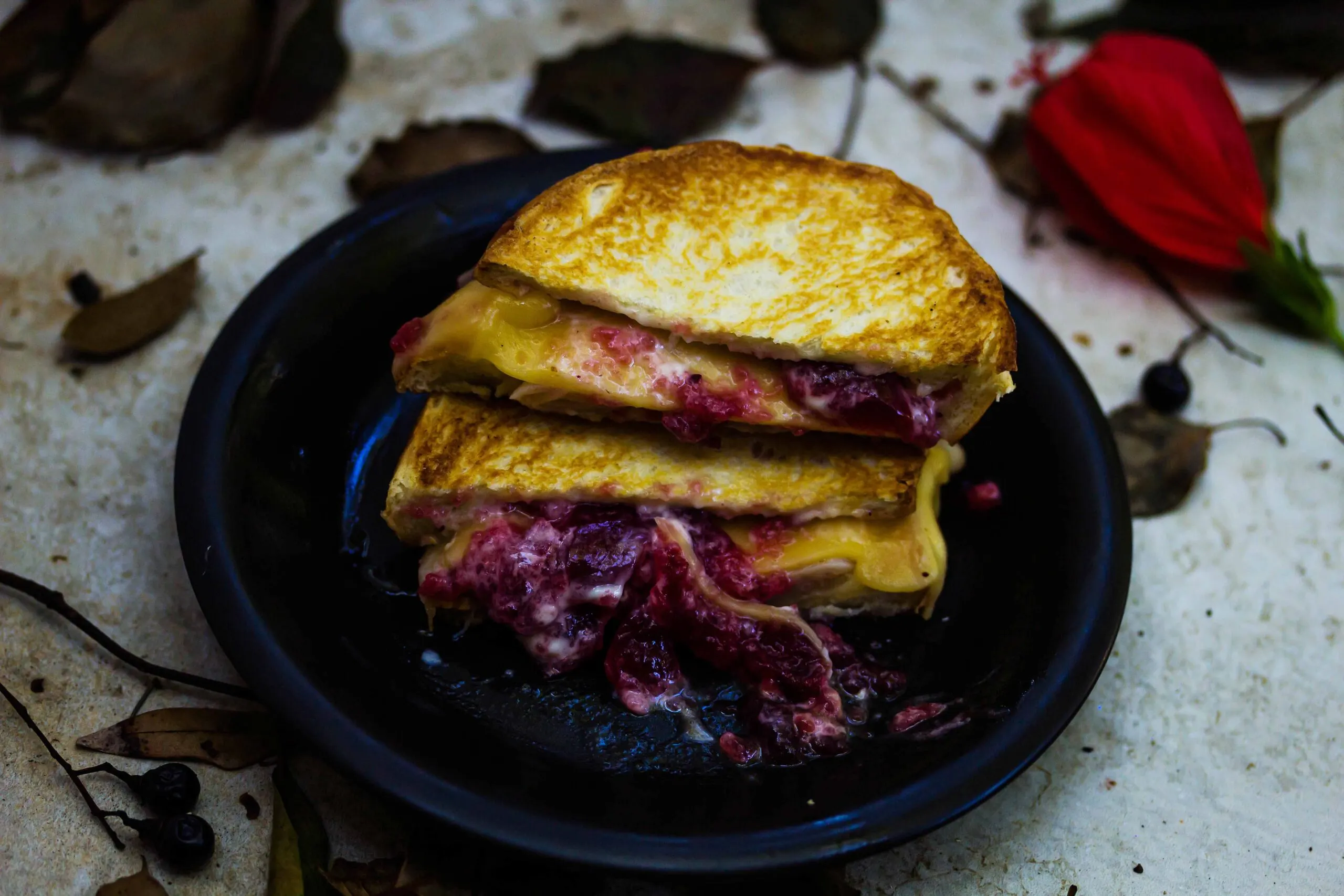 Cranberry Turkey Melt {Thanksgiving Essentials Melt Sandwich}