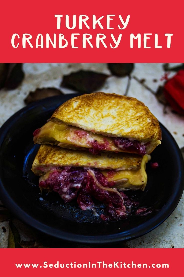 Cranberry Turkey Melt {Thanksgiving Essentials Melt Sandwich}