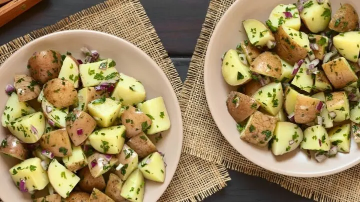 Lemon Dill Potato Salad {No Mayo Potato Salad}