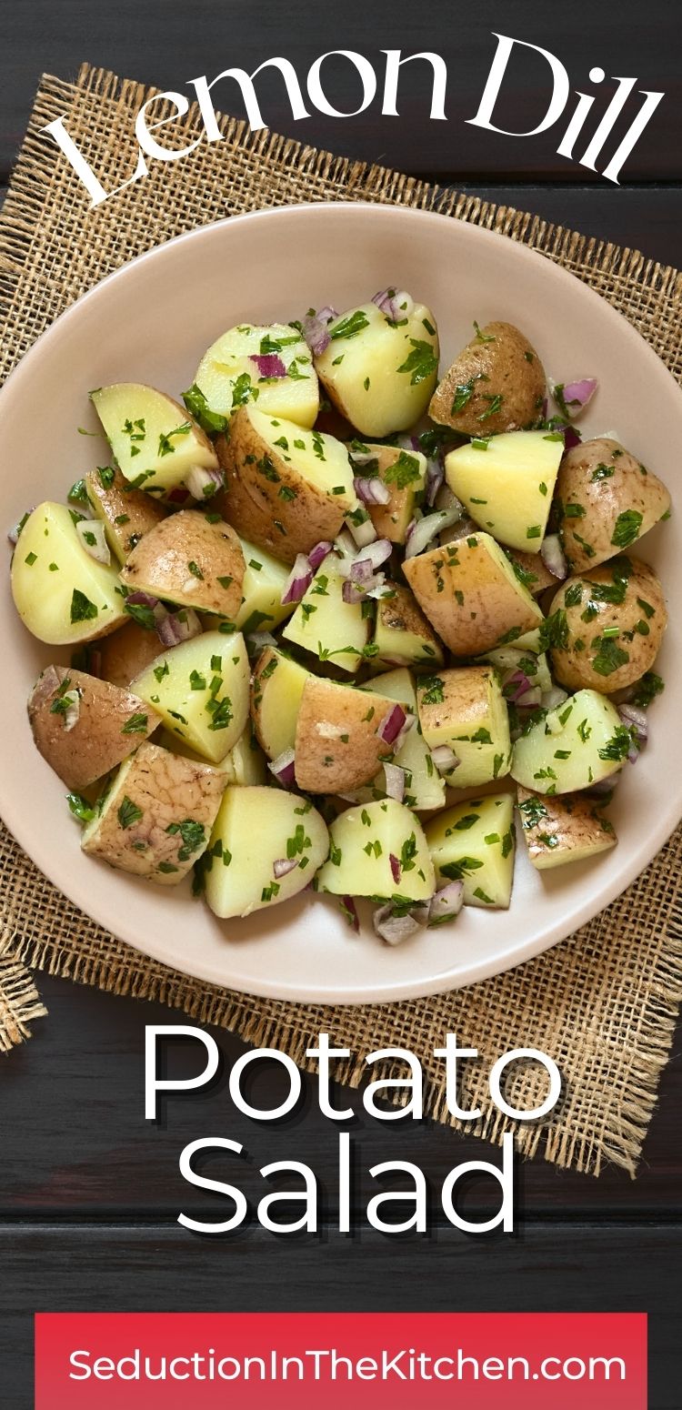 Lemon Dill Potato Salad {No Mayo Potato Salad}