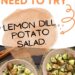 Lemon Dill Potato Salad {No Mayo Potato Salad}